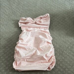 Lucy In the Sky Pink Strapless Homecoming Dress